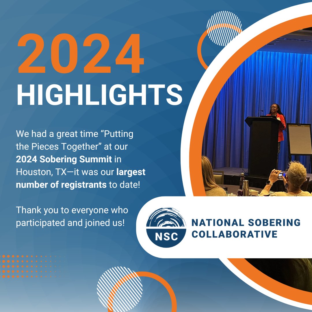 Day 2 #2024NSCHighlights is the Summit which was themed around "Putting the Pieces Together" 🧩. This year saw the highest number of registrants to date.

A huge thank you to all! Check you some photos at nationalsobering.org/2024-summit-ph…