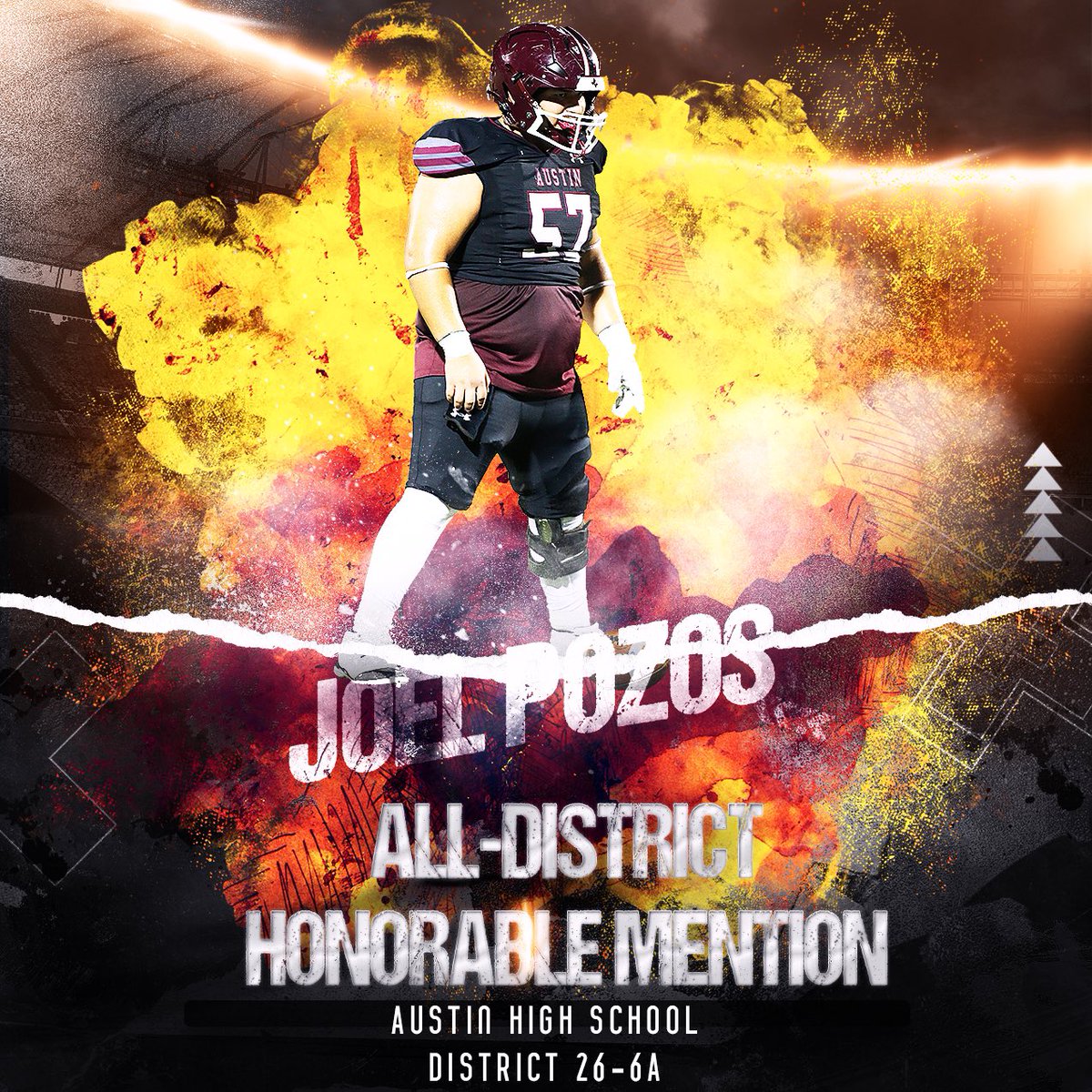 We are proud to announce our All-District Honorable Mention, Joel Pozos! <a href="/Joelpozos7/">Joel pozos</a>