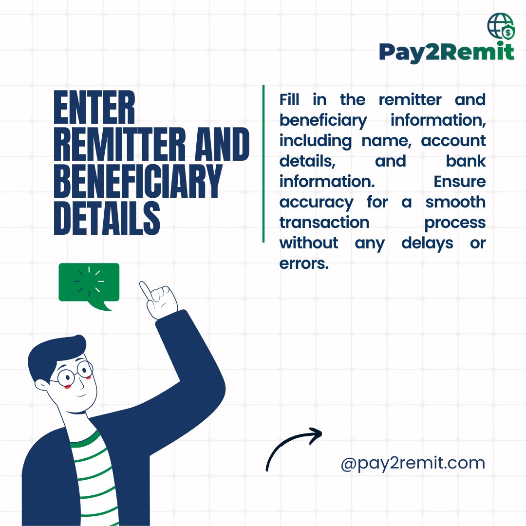 Pay2Remit's tweet photo. Simplify Your International Money Transfers with Pay2Remit
Start your seamless cross-border remittance journey today at https://t.co/eNhmB1btND
#Pay2Remit #MoneyTransfers #SendMoneyAbroad #DigitalKYC #CrossBorderPayments #SecureRemittances #ForexSolutions #SwiftPayments https://t.co/49pWV94SHR
