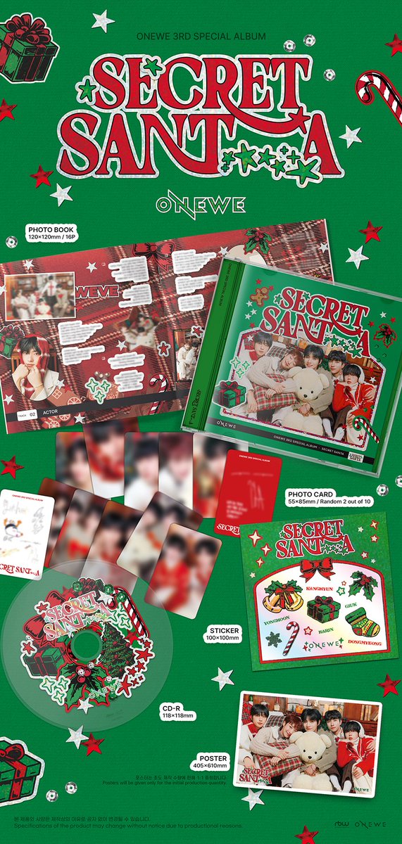encyanters's tweet photo. OPEN PO INA
ONEWE 3RD SPECIAL ALBUM SECRET SANTA

> Bizent 
FP : 220k | DP : 130k 

✅EST EMS TAX
✅POB (1/5)
✅GO LINE
✅First pay first serve
❌Packing &amp; Admin 🍊
📍Jatim

Close : 29/12/24 

Details &amp; order : https://t.co/LaSjZP5mDh https://t.co/k85rrqVbZX