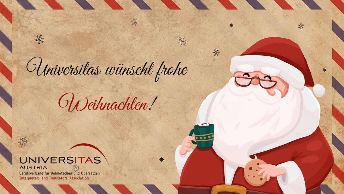 UNIVERSITAS wünscht allen ein märchenhaftes und besinnliches Weihnachtsfest. ✨

Auch wenn der Schnee noch auf sich warten lässt, hoffen wir, dass ihr die Feiertage in Ruhe, Freude und mit vielen schönen Momenten im Kreis eurer Liebsten verbringen könnt. 🎁🎄