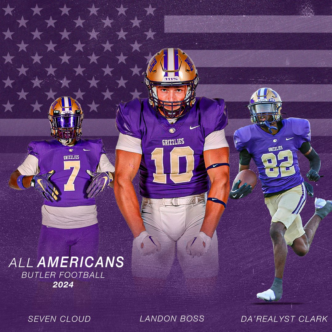 Butler Grizzlies (@butlergrizzlies) on Twitter photo For the first time since 2013, <a href="/ButlerGrizzlyFB/">BUCO Football</a> lands 3โฃ <a href="/NJCAAFootball/">NJCAA Football</a> All-American selections๐บ๐ธ
#BucoNation For the first time since 2013, <a href="/ButlerGrizzlyFB/">BUCO Football</a> lands 3โฃ <a href="/NJCAAFootball/">NJCAA Football</a> All-American selections๐บ๐ธ
#BucoNation