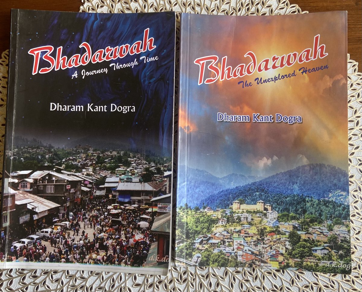 Must Read books to have insights of rich History and Culture of Bhadarwah !Great Work done by Dharm kant Dogra ji ! <a href="/harvinder_ias/">Harvinder Singh, IAS</a> <a href="/vishesh_jk/">Vishesh Mahajan</a> <a href="/JammuTourism/">Jammu Tourism</a> <a href="/sunaina1977/">SUNAINA SHARMA MEHTA JKAS</a> <a href="/rjaryan_/">RJ ARYAN</a> <a href="/ManhasArun/">ARUN</a> <a href="/unxploredheaven/">Bhadarwah Tourism</a> <a href="/tourismgoi/">Ministry of Tourism</a> <a href="/DrJitendraSingh/">Dr Jitendra Singh</a>