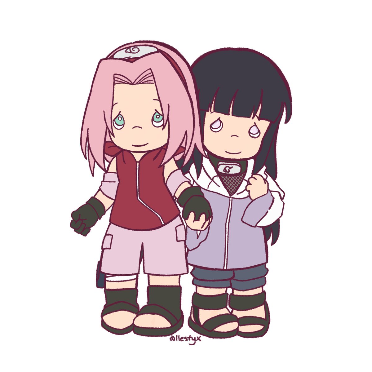 saw some precious moments pics and it gave me a small idea..

#NARUTO 
#narutofanart #sakuraharuno #hinatahyuga