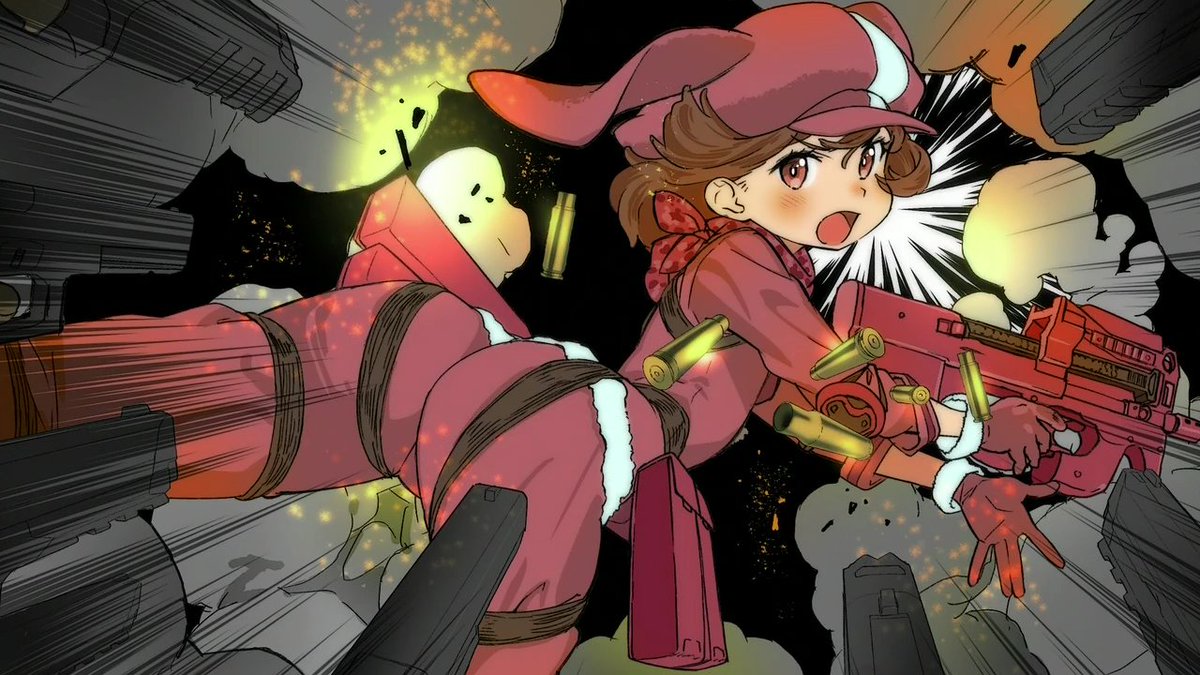 sta_bb2's tweet photo. #GGO2 EP12
シャーリーの 私はエゾ鹿ハンターだ カモは撃たない がかっこいい😍からのレンちゃん大活躍🤩NPCだと思った相手は人間で 彼らからするとレンはAIと説明される…この逆転がよかった😍だもの なぜ戦う?に楽しいからだよ!は心の声が聞こえない相手からすると狂気の回答だったろう😱 https://t.co/M1HMA9LUT9