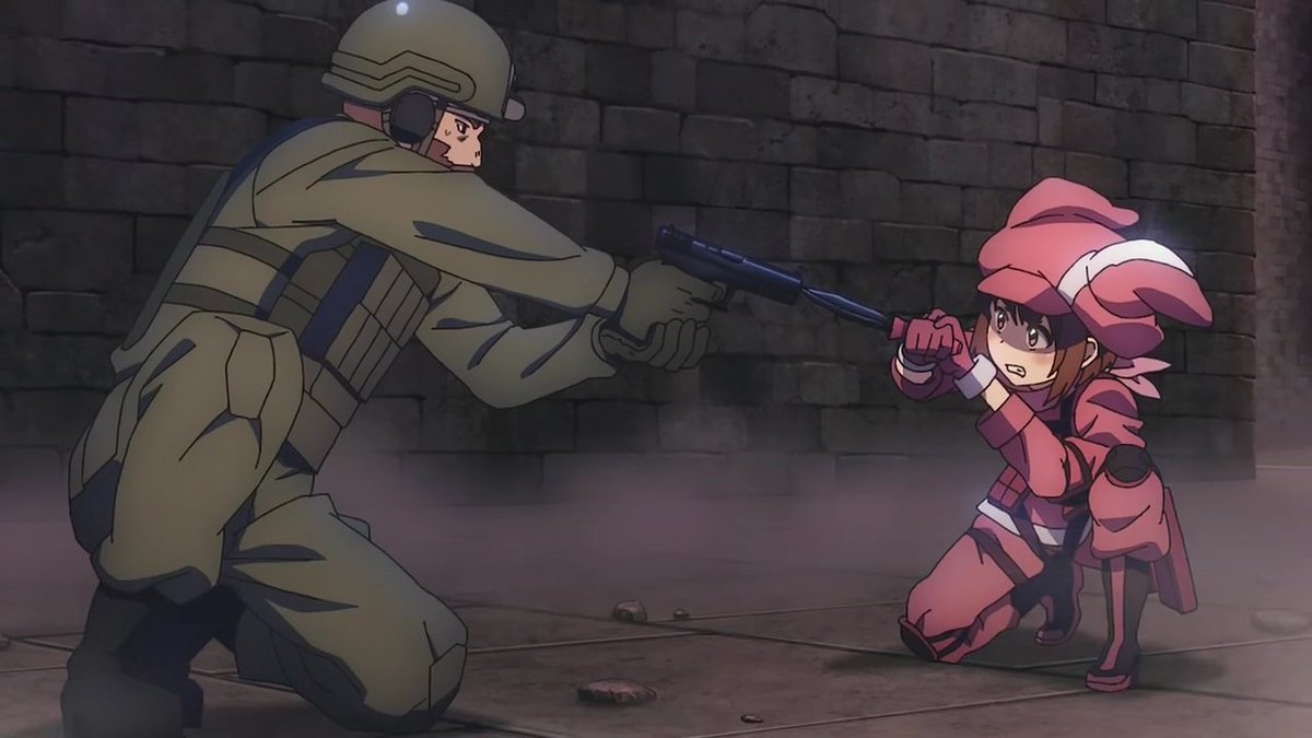 sta_bb2's tweet photo. #GGO2 EP12
シャーリーの 私はエゾ鹿ハンターだ カモは撃たない がかっこいい😍からのレンちゃん大活躍🤩NPCだと思った相手は人間で 彼らからするとレンはAIと説明される…この逆転がよかった😍だもの なぜ戦う?に楽しいからだよ!は心の声が聞こえない相手からすると狂気の回答だったろう😱 https://t.co/M1HMA9LUT9