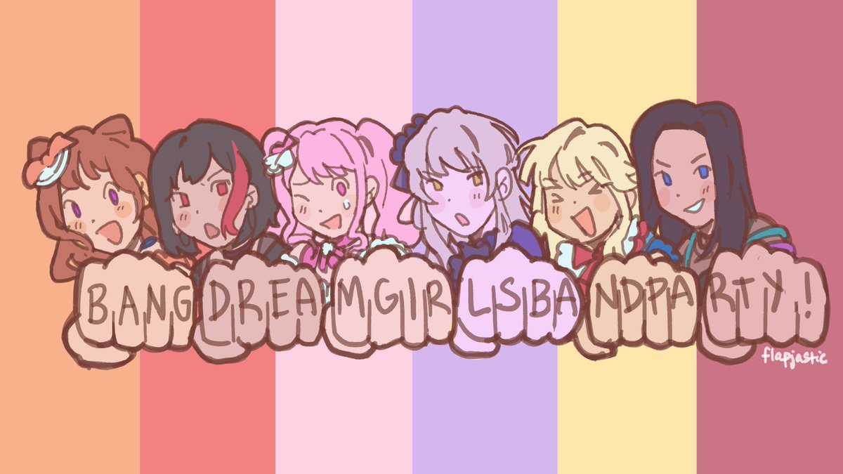 flapjastic's tweet photo. it came to me in a dream #bandori https://t.co/SKpXIediSh