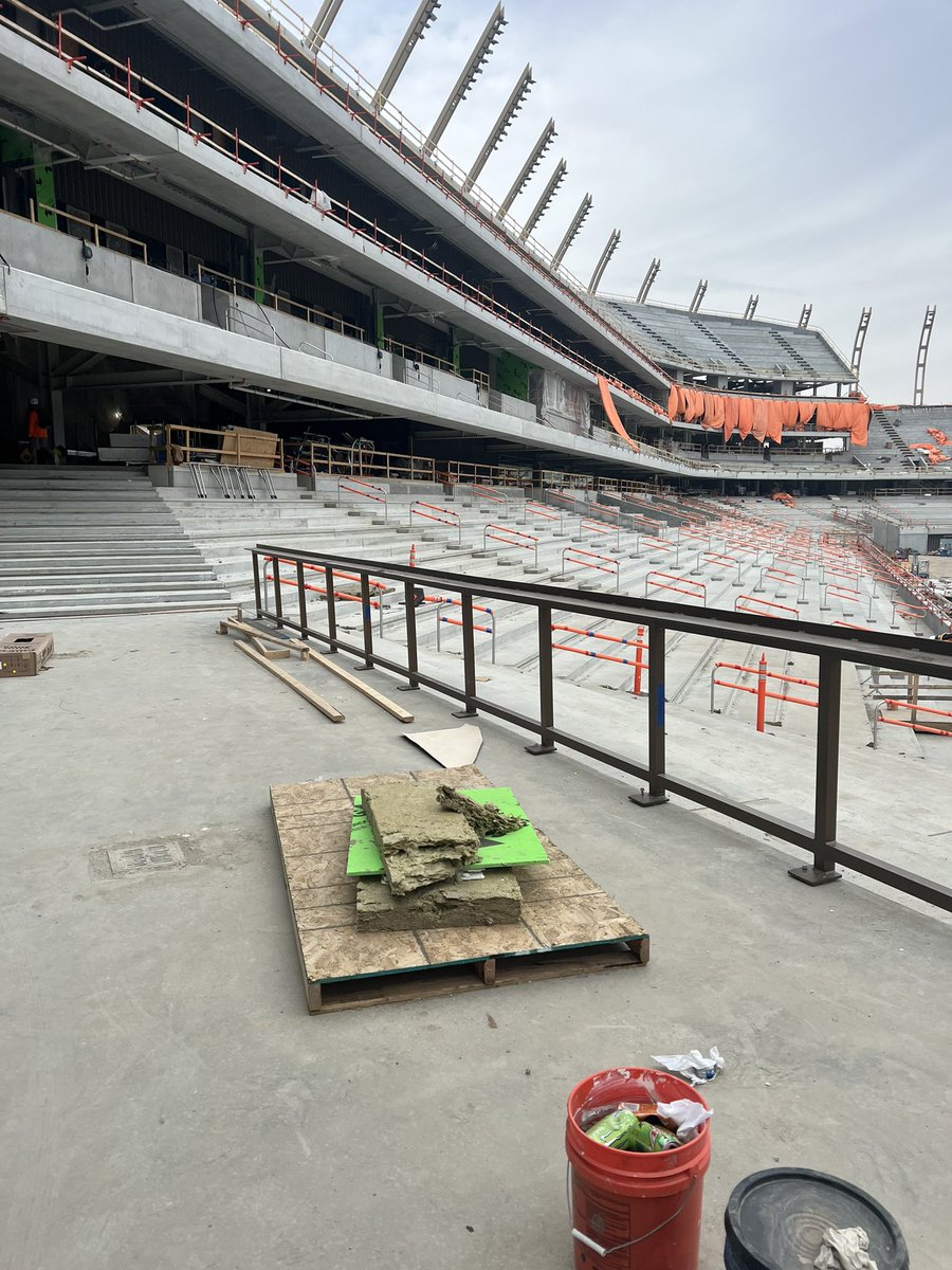 Awesome day getting to tour the progress of the reimagined David Booth Kansas Memorial Stadium.  Can’t wait for our fans to see the transformation!
