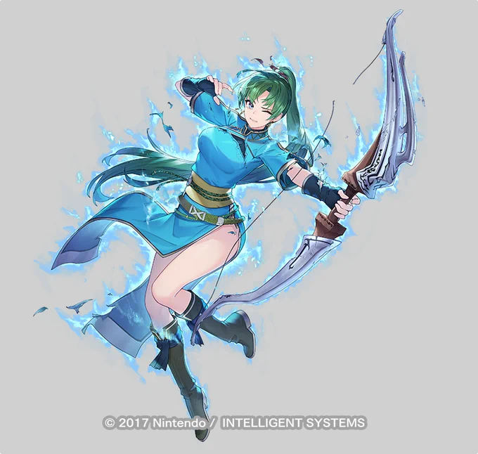 ファイアーエムブレムヒーローズにて「烈火の紋章士 リン」のイラストを描かせていただきました! どうぞよろしくおねがいしますー!#FEヒーローズ #FEHeroes 