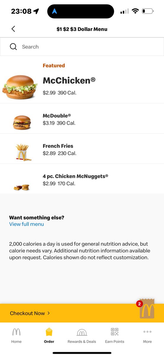What type of scammery is this??? “ $1 $2 $3 menu” **only $3 items**  n since when has the mcchicken been $3??😭😭 <a href="/McDonaldsCorp/">McDonald's Corporation</a> <a href="/McDonalds/">McDonald's</a>