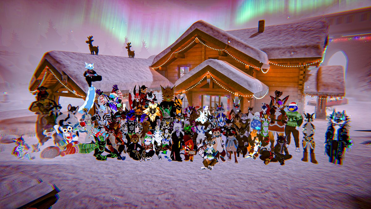 Sealeo65's tweet photo. Festive Holiday Photo with the friends! 💙 https://t.co/8l9NdyNui6