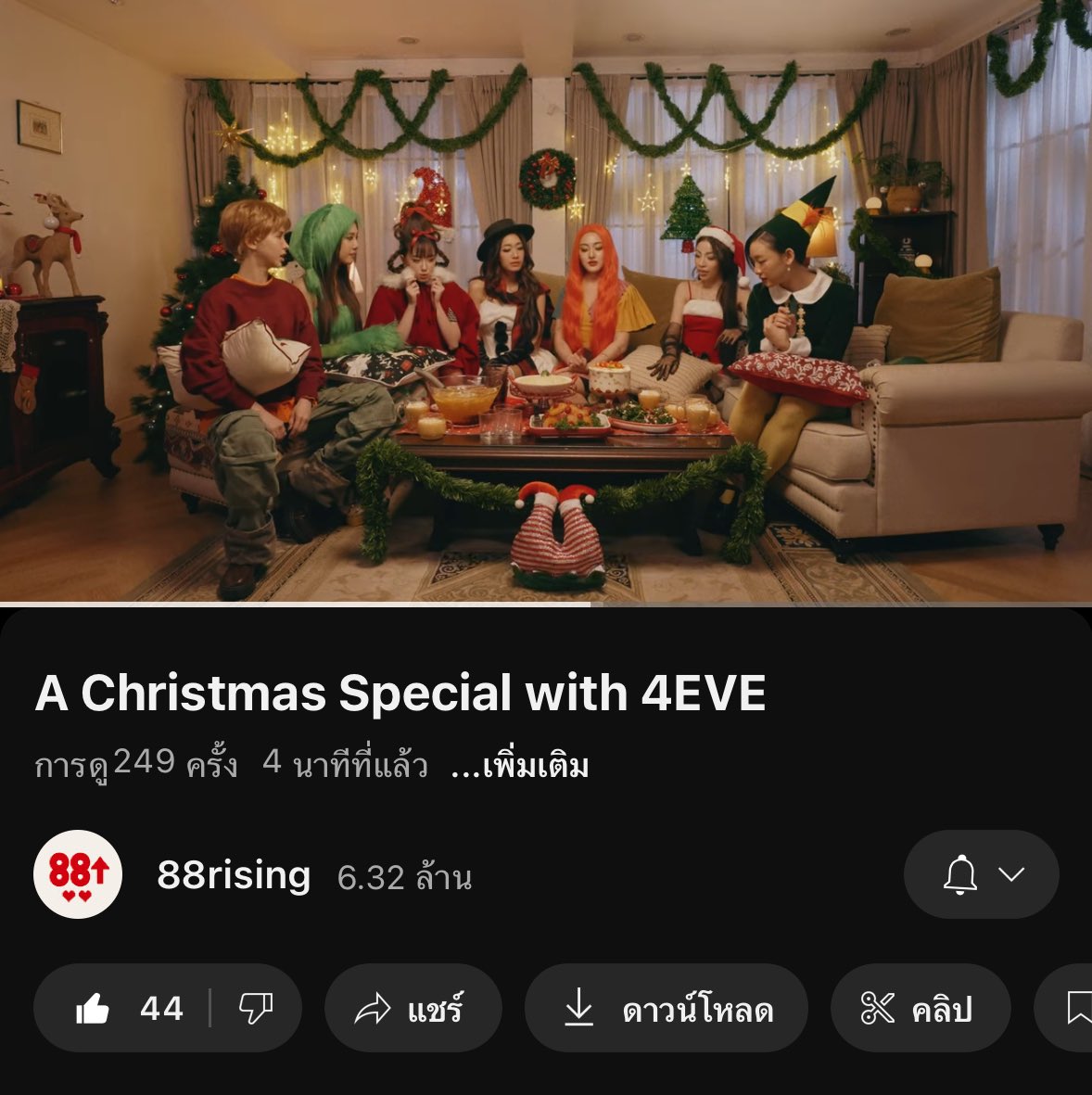 ใครจะไปคิดว่าวันนึงวงที่ได้ค่าตัวงานแรก 5000 หาร7 ตกคนละ700 วันนี้พวกชีได้ไปไกลจนถึงอยู่ใน 88rising แล้วอะ ชอบมากสถิติTPOPวงแรกเนี่ย