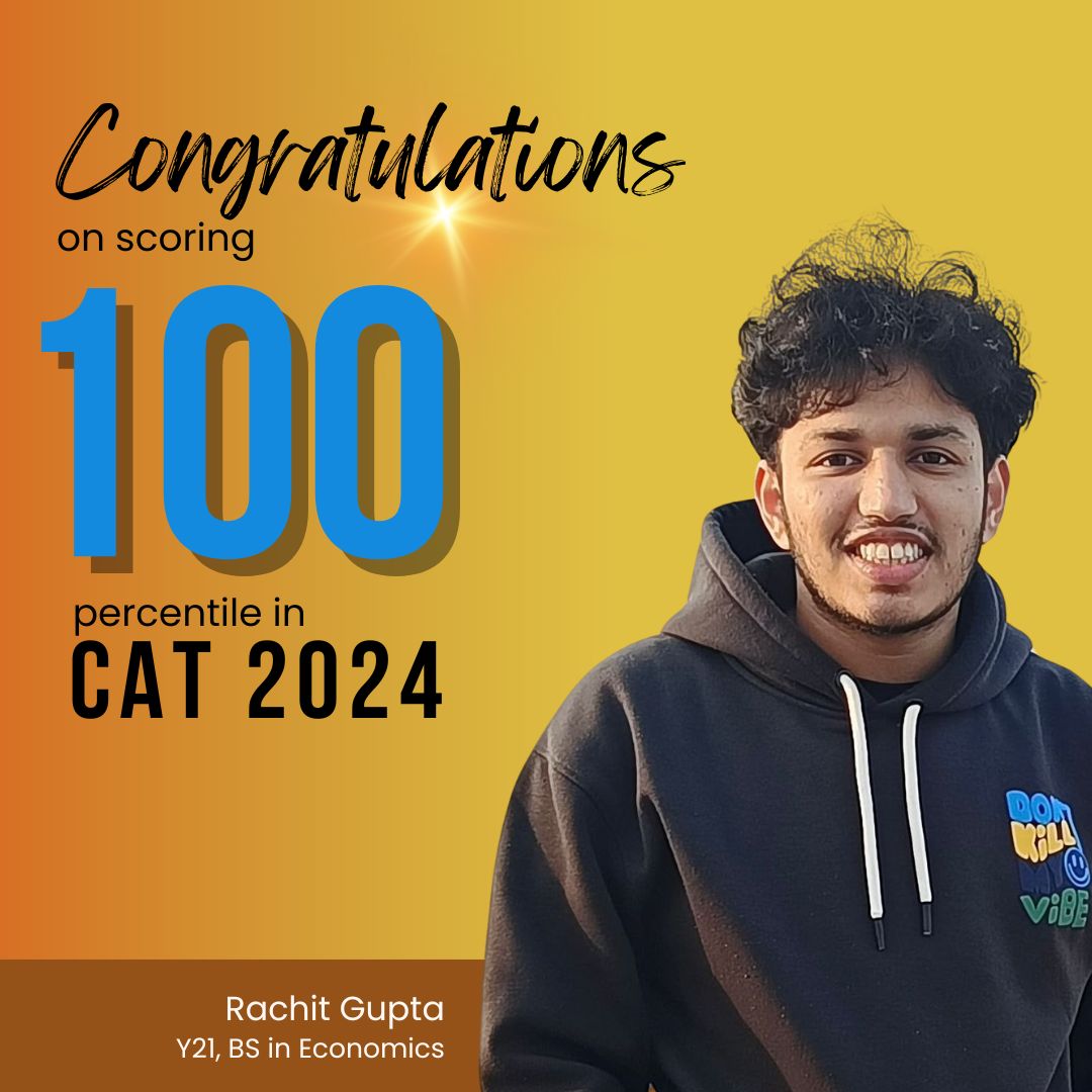 IITKanpur's tweet image. Kudos to Mr. Rachit Gupta, BS from the Economics Department, on scoring a perfect 100 percentile on the recently announced CAT 2024!!

The entire institute is proud of you and wishes you the very best for your future endeavours.

#CAT #CAT2024 #100 #iitkstudents #IITKanpur #iitk