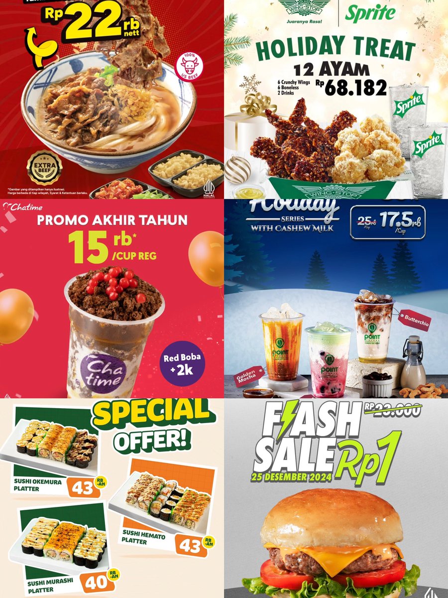 Racunkudishopee's tweet photo. DISKON MAKANAN &amp; MINUMAN PROMO NATAL DAN TAHUN BARU

A thread https://t.co/yHyyPj4POr