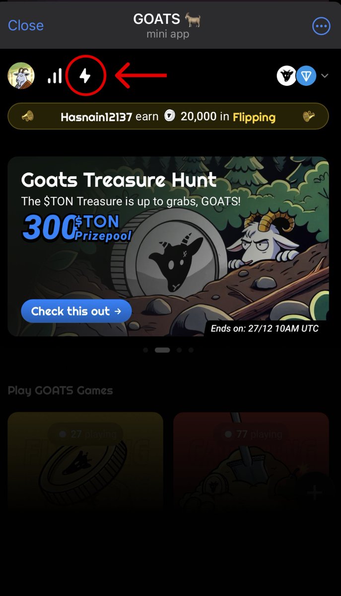GOATS_immortal's tweet photo. How to Check All Your Activities in GOATS! 🛠  

Stay on top of your $GOATS journey with a simple way to track everything in one place.  

1. Go to the Home Screen 
2. Tap the “Activity” Button

💡 What You Can See:  
- Stake Details: Keep track of your staked $GOATS and rewards progress.  
- Successful Withdraws: View all completed transactions.  
- Failed Withdraws: Use the Retry Button to reattempt failed transactions.  

Everything is in one place, making it easier than ever to stay organized and in control.  

 Check it now and keep grinding like a true GOAT! 🐐

👉 Join for $GOATS and $TON: https://t.co/z7eS2b7s2h