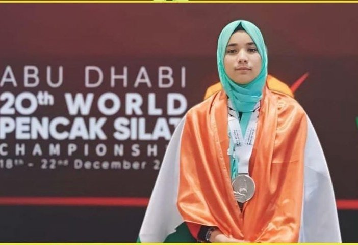 Ssadiqrazvi786's tweet photo. Congratulations to Nusrat Fatima on winning the silver medal in Panchak Silat at the Junior World Championship! 
🥈 Your dedication and hard work have truly paid off. Proud of you! #PencakSilat #SilverMedalist #ChampionsTrophy2025 #Ladakh https://t.co/klZVEe2FFo