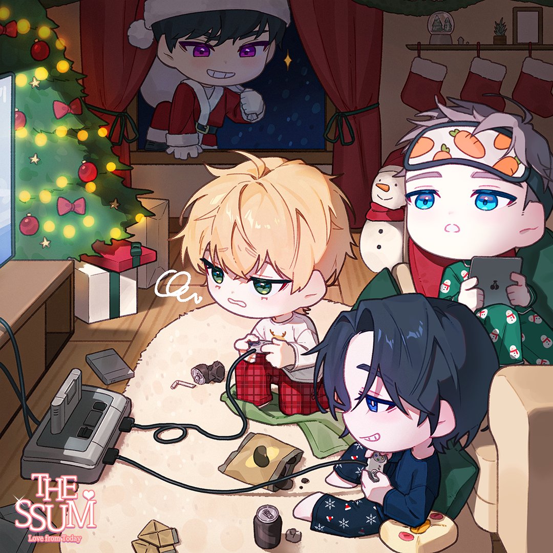 [더 썸/The Ssum]
이번 크리스마스에도 더 썸과 함께!🎁
평화로운 연휴를 보내는 썸남들과 함께해주세요 연구원님!

This Christmas with The Ssum too! 🎁
Lab participants, enjoy a peaceful holiday with the ssumones!