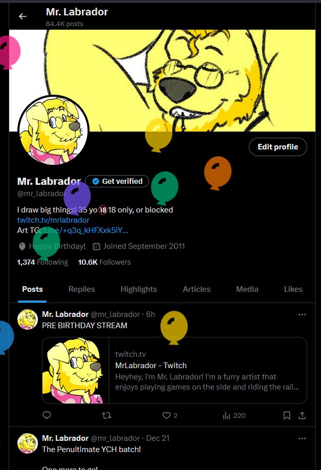 Mr. Labrador tweet media