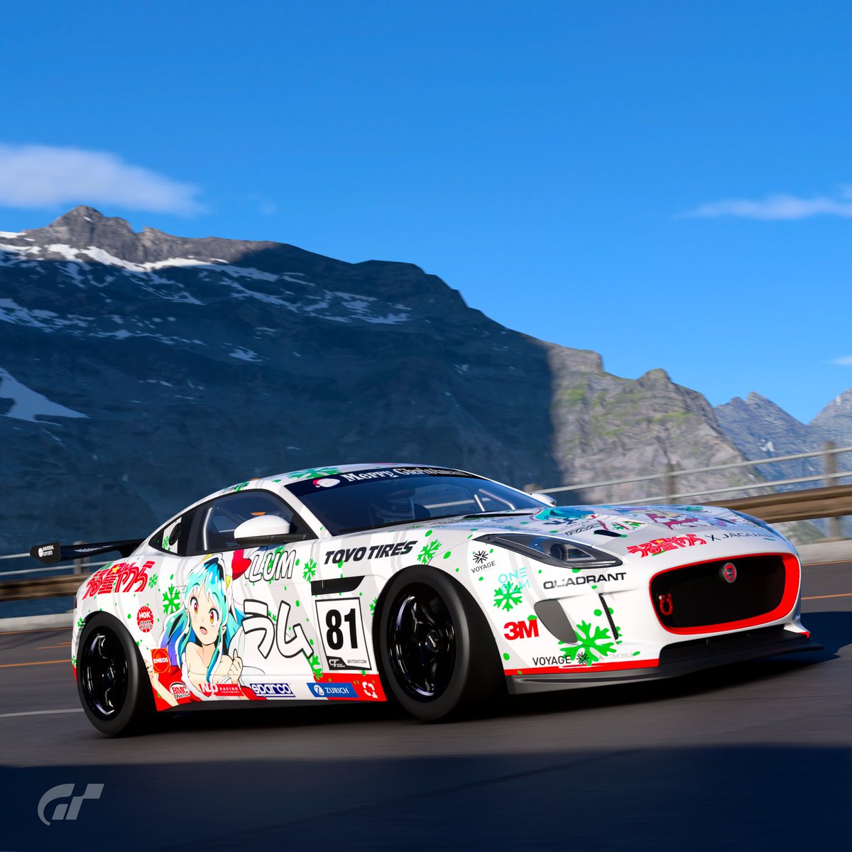 RoyalFranzYT's tweet photo. #GranTurismo #GranTurismo7 #GT7 #グランツーリスモシリーズ #グランツーリスモシリーズ7 #Jaguar #Jaaaaag #FType #SVR #FTypeSVR #JaguarFType #GT4 #RacingCar #ジャガー #Fタイプ #うる星やつら #ラム #UruseiYatsura #LumTheInvaderGirl #Lum #PrincessLum #痛車 #itasha https://t.co/jRARuQTVVj