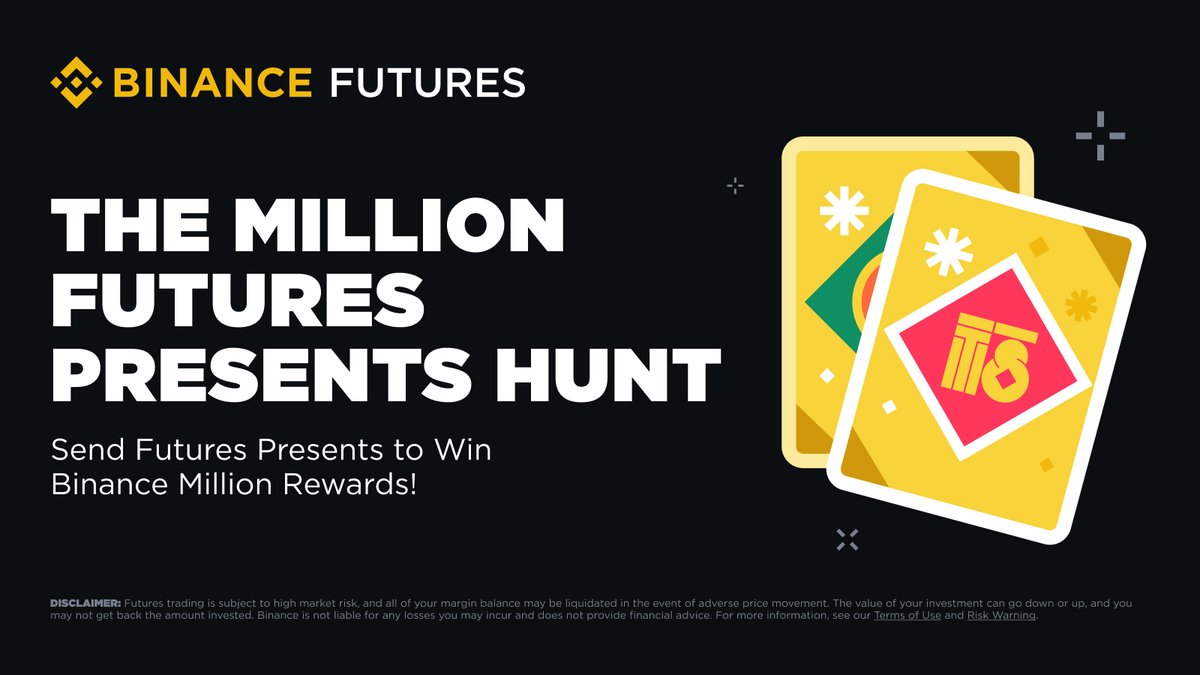 BinanceFutures's tweet photo. #Binance Futures launched the Million Futures Presents Hunt to celebrate Christmas & New Year.

Send Futures Presents for a chance to win $ETH & $BNB daily and grand prizes! 

Join Now 👉 https://t.co/pevQTftpjm