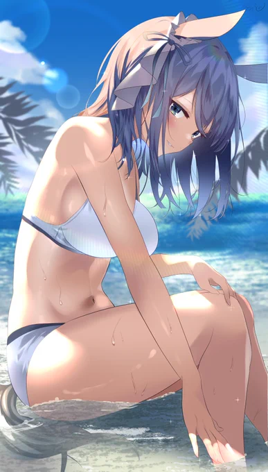 #寒い時こそ水着絵を貼ろう 