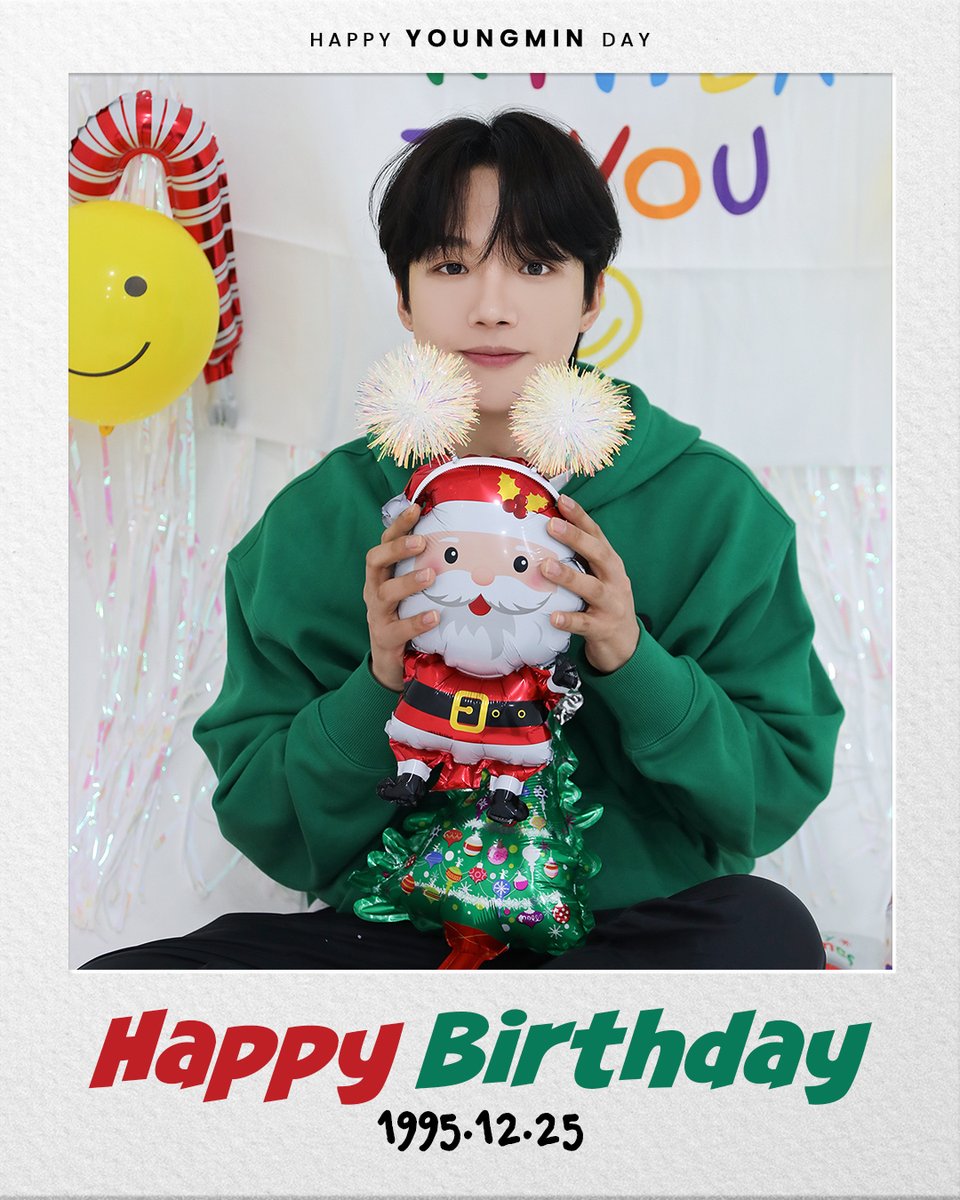 [🎂]

🎄HAPPY YOUNGMIN DAY🎄

#임영민 #LIMYOUNGMIN 
#HAPPYYOUNGMINDAY