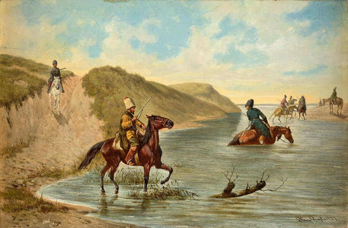 fnl_org's tweet image. Franz Quaglio's painting titled, ''Circassians Crossing an Estuary'', 1887.

#CaptiveNations #nations 
#Circassian #Circassia 

Website: freenationsleague.org
Instagram: instagram.com/freenationslea…
Telegram: t.me/League_FN
Youtube: youtube.com/@freenationsle…