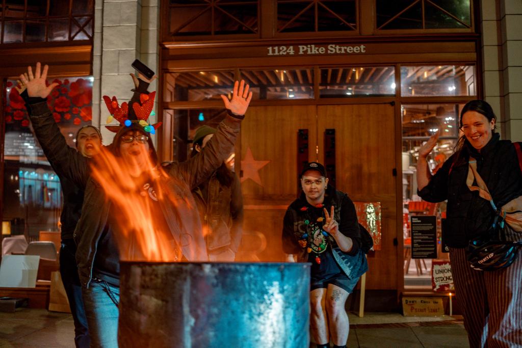 Ayo whoever's calling in our burn barrel to the fire department pls stop, they've said it's fine also it doesn't look like this anymore