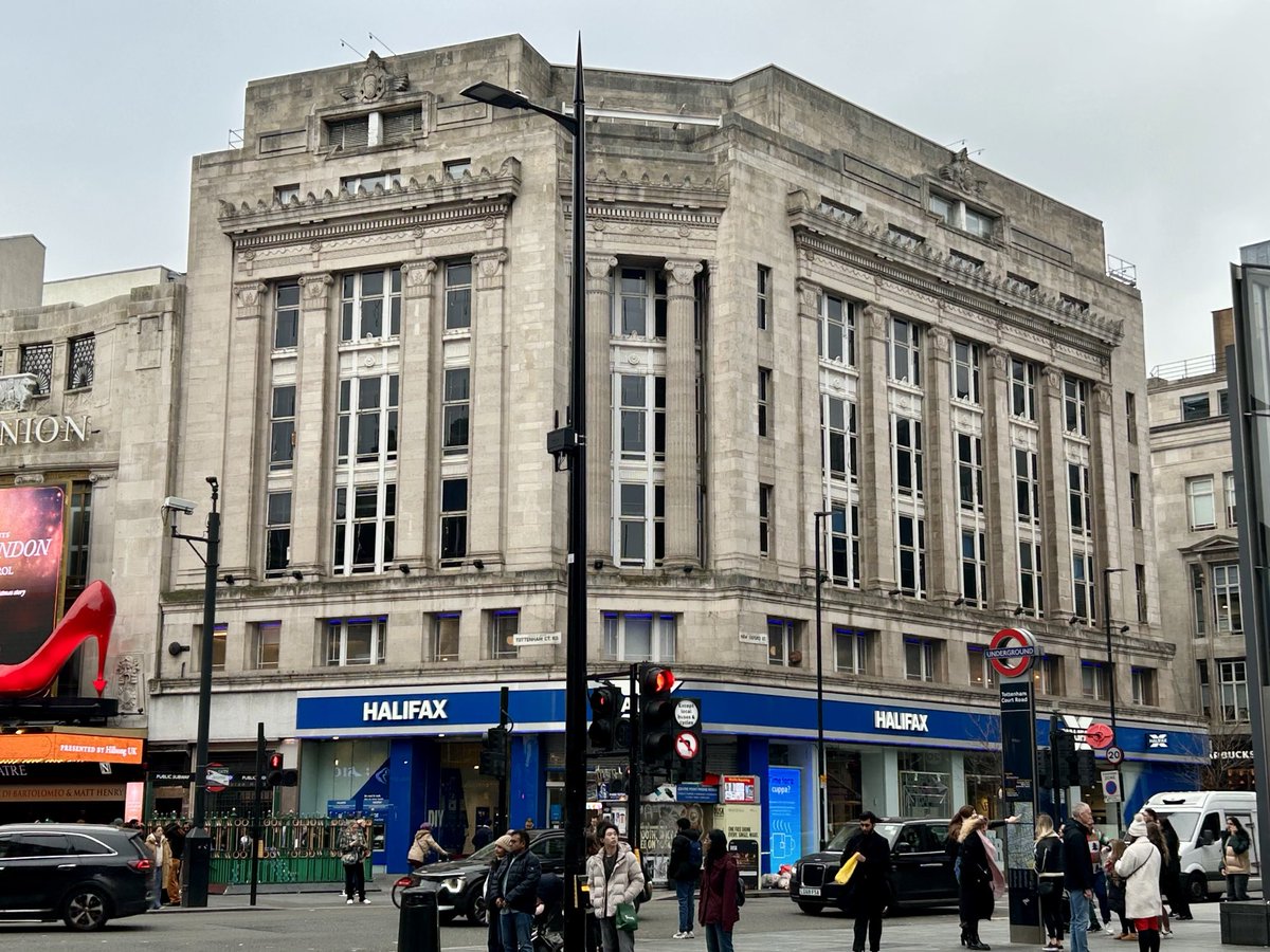Mid twentieth century design was creating a better world, evolving eternal patterns to bigger buildings &amp; higher streets. Here pilasters, &amp; spandrels, cornices, a mezzanine first storey and a string set back help this six storey building improve the street. Gentle Density