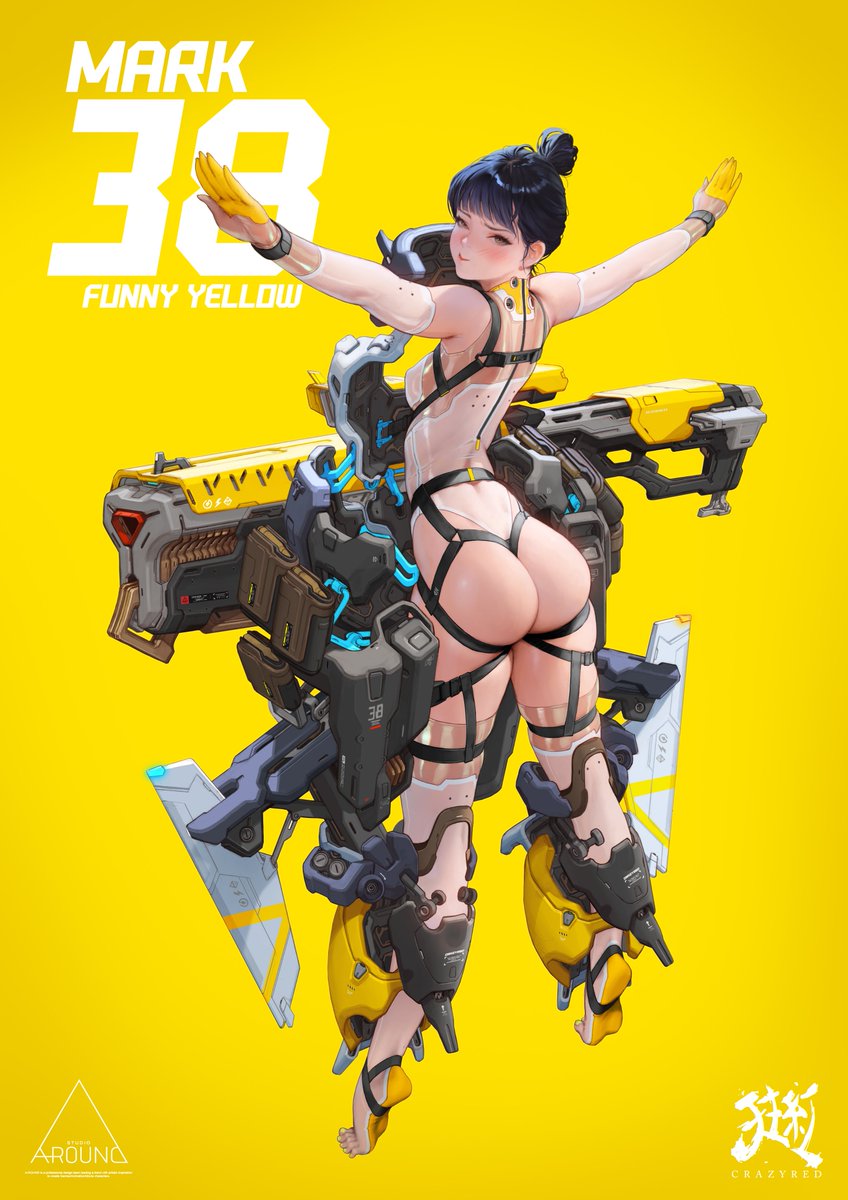 MARK38" Funny Yellow