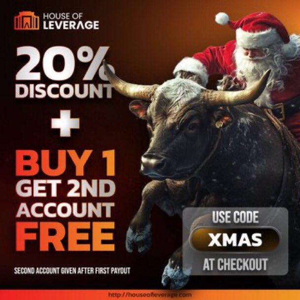 Investor_Abdul_'s tweet photo. ๐โจ XMAS Promo is LIVE! ๐
Use code XMAS at checkout to get 20% OFF the purchase fee for ALL accounts! ๐
PLUS, receive a payout on your account and receive an additional account of the same value/typeโabsolutely FREE! ๐ฅ
๐ https://t.co/JEWYvGJHGB
#XMASPromo #PropTrading https://t.co/2odV9ocRHu