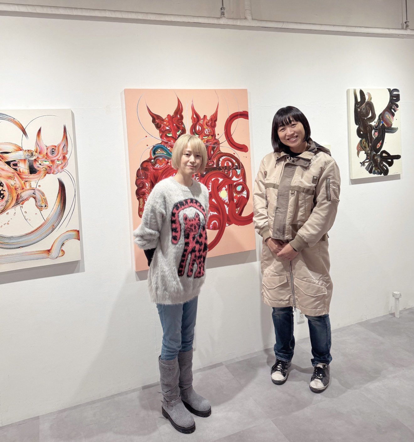 お家へ帰ろう(原画) おかべてつろう 作品集「ここはわたしの咲く場所」玄光社 | 9月