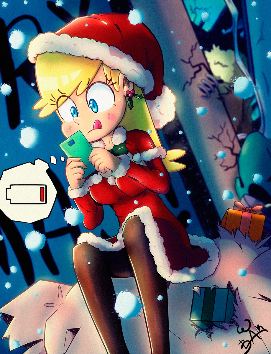 B_l_a_k's tweet image. Happy holidays!
#TheLoudHouse #Christmas2024 #LeniLoud #TheLoudHouseFanart