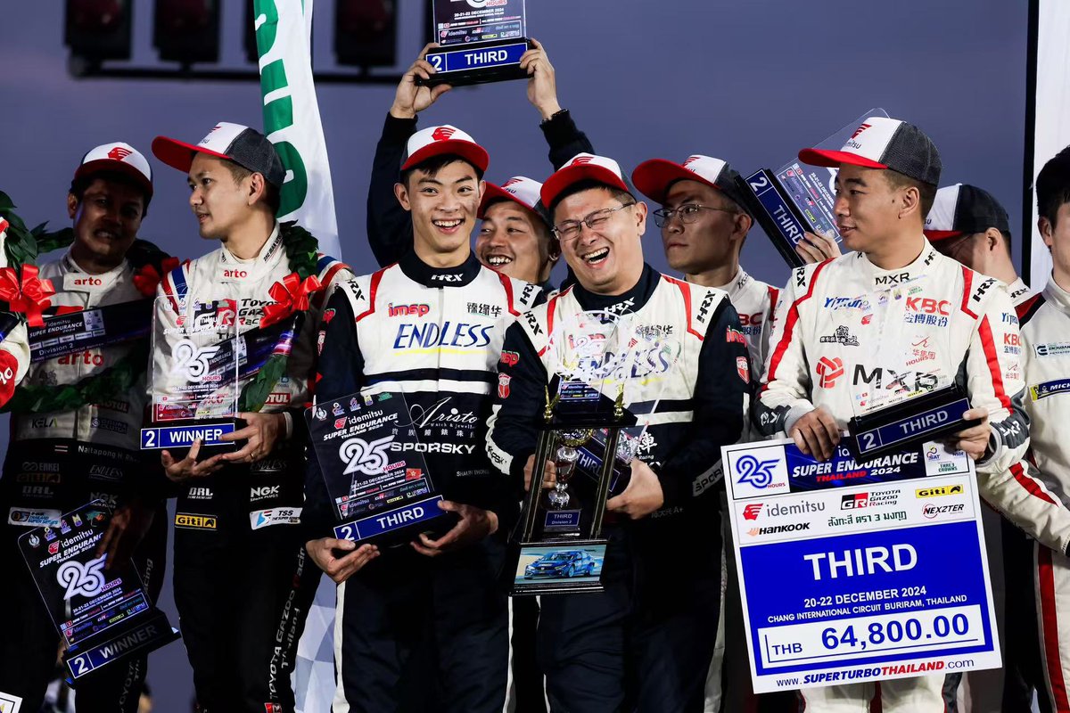 P3 after 25 hours. We had the pace but it wasn’t enough to bring home the win yet. Once again thank you Team Endless and MXR for closing 2024 with another podium finish. Stay Tuned for 2025‼️

#endless #challengetothefuture #endlessbrakes #hondacivic