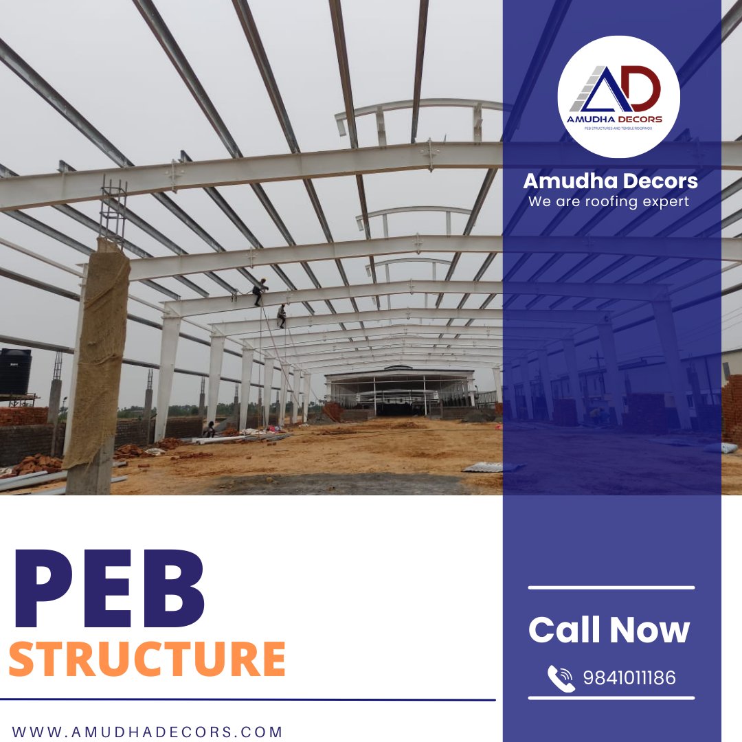 Amudhadecors's tweet image. PEB Structure,

Lowers the strain on the foundation, which also lowers the price of civil construction and more.

Call Amudha Decors get more interesting info:
☎️+91 98410-11186

#technologies #AdvancedProject #FutureReady #home #office #CommercialProperty #residential #GreatDeal