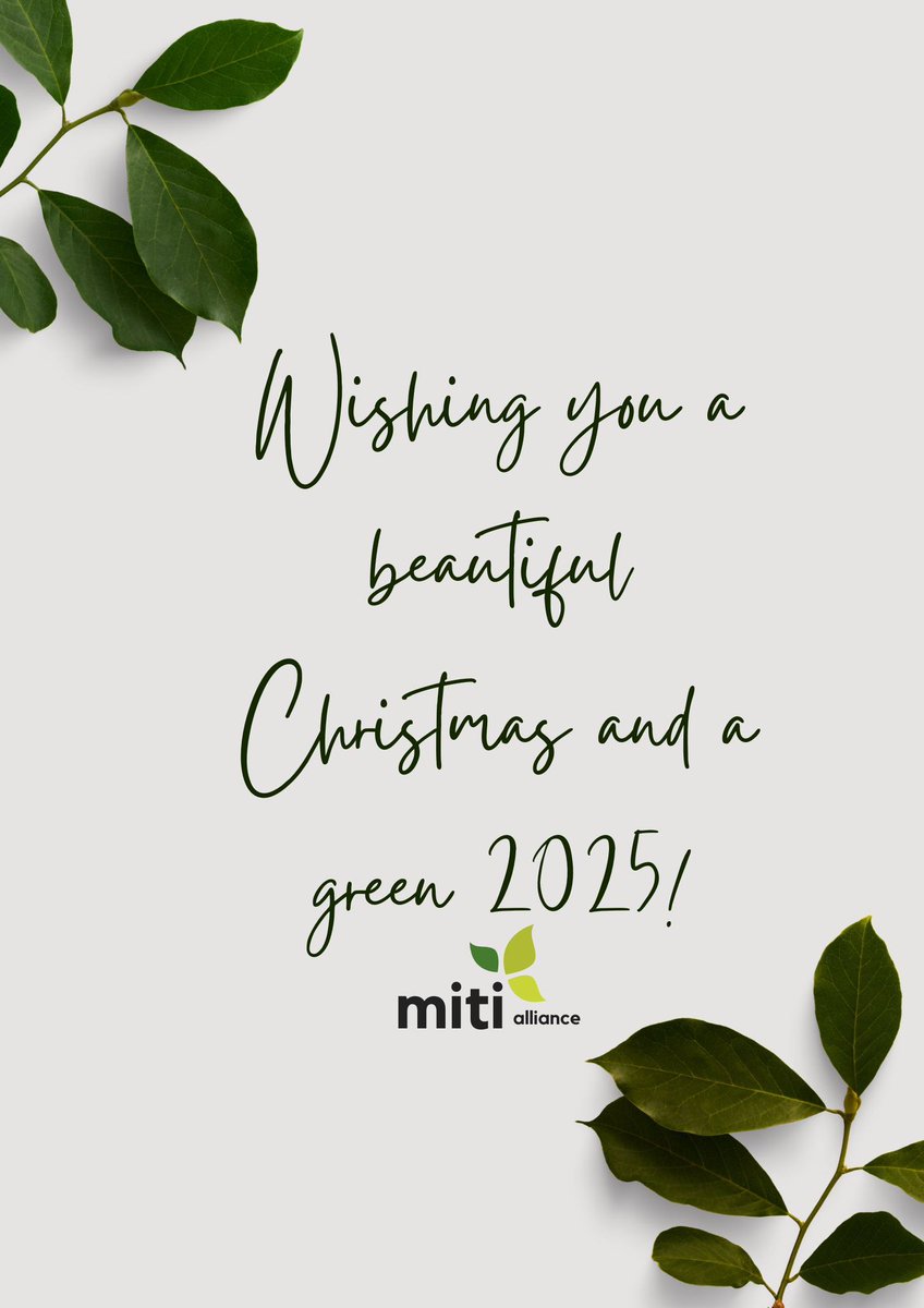 MitiAlliance's tweet photo. Have a blessed Christmas and a green new year 2025 #Christmas #NewYear https://t.co/XJdt7aMNYT