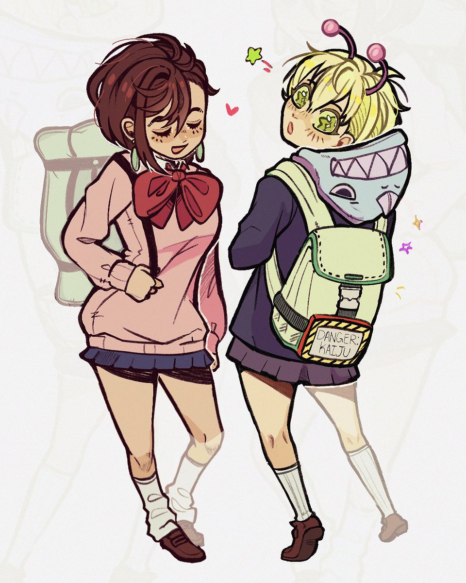 BagolBytes's tweet image. Scene redraw :3
Momo and Vamola #Dandadan