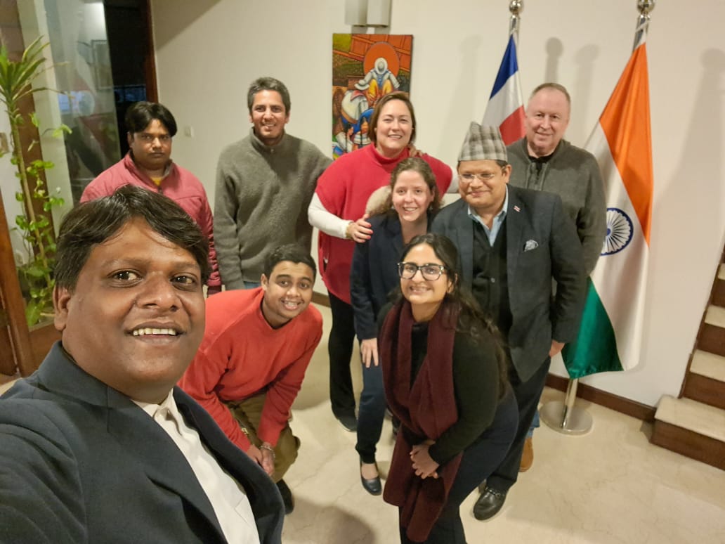 The Embassy of Costa Rica in India hosted Christmas Cafecito on December 20th!  Which was attended by Costa Ricans in India to celebrate the holiday season.