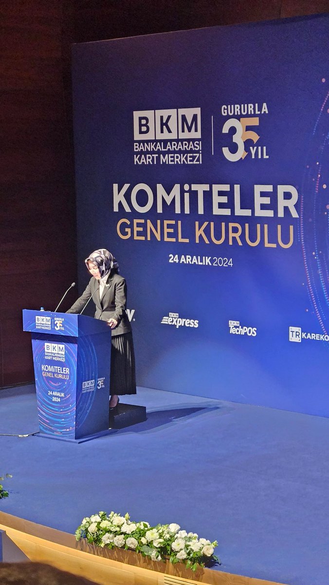 BKM Genel Kurulu TCMB Başkan Yardımcısı <a href="/drhaticekarahan/">Hatice Karahan</a> ve BKM Genel Müdürü Ozan Deniz'in konuşması ile başladı.
