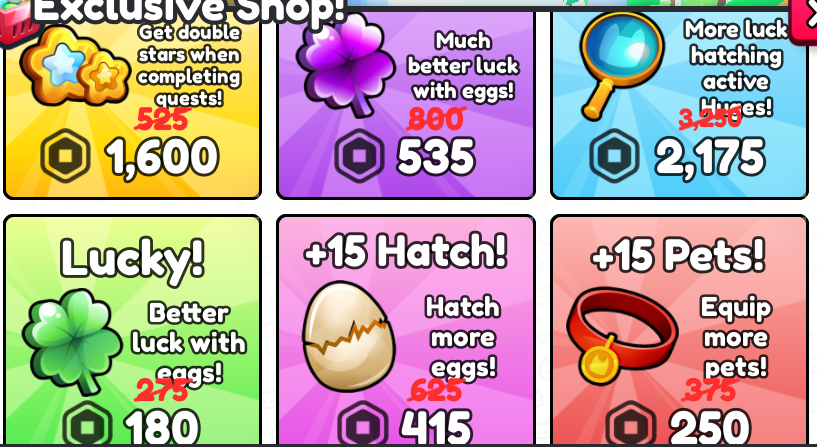 All Gamepasses in PS99 are now discounted! this is your best chance to buy them!