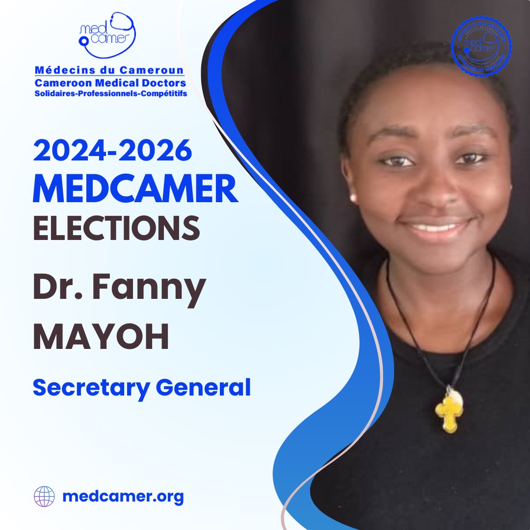 Dr. Fanny Mayoh is committed to coordinating the working sectors and ensuring the proper organization of activities within the association to foster efficient and structured management.

December 27, 2024

#MedcamerElections #EffectiveManagement #Leadership