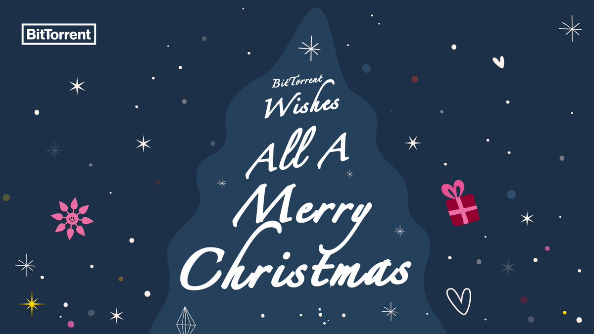 BitTorrent's tweet image. 🎅Merry Christmas from BitTorrent! Wishing all our fans a joyful holiday filled with love, laughter, and boundless happiness!🎁

#Christmas2024 #Christmas