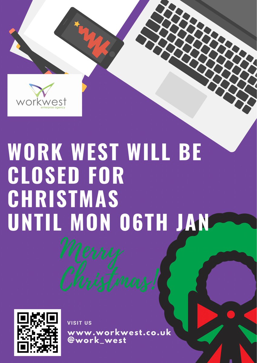 Work West Enterprise (@work_west) on Twitter photo Wishing every small business and social enterprise a very Merry Christmas. We look forward to supporting you in the new year to make 2025 an enterprising success! In the meantime, there is lots of great info on our website workwest.co.uk 🎄 Wishing every small business and social enterprise a very Merry Christmas. We look forward to supporting you in the new year to make 2025 an enterprising success! In the meantime, there is lots of great info on our website workwest.co.uk 🎄