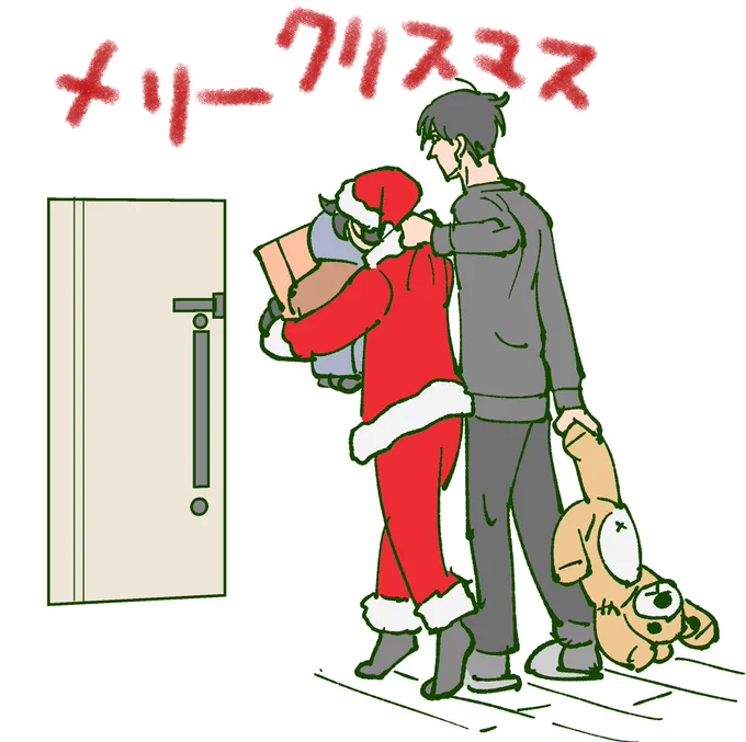 何故そのタイミングでその絵が入ってたのかというと、冒頭全然きいちゃんが出てこないプロットが出来た後にカラーページの打診が来て、ちょうど12月発売で、扉を丸々ピンナップ的扱いにするページの余裕もなかったからです。 