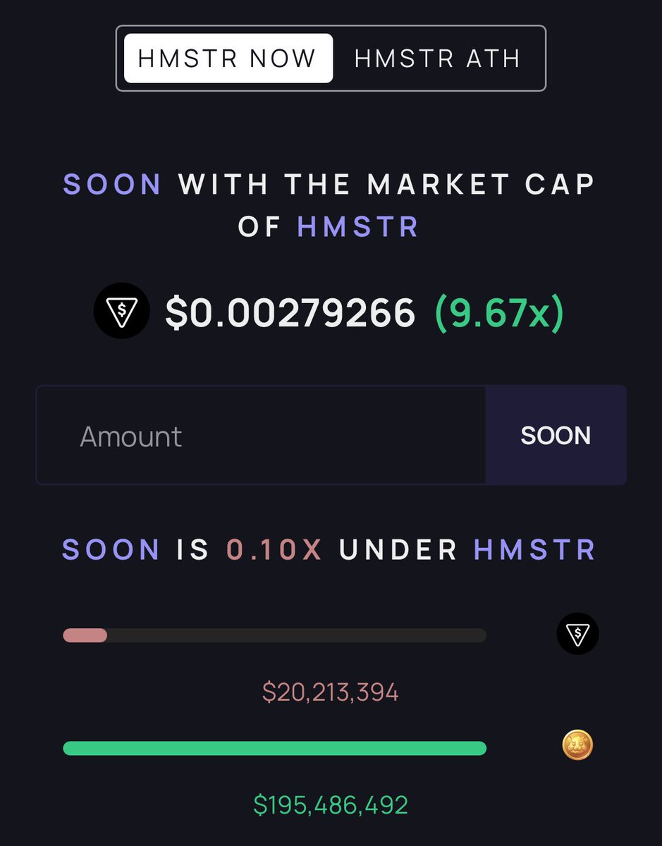 What if $soon hit $hmstr mc that is 10x