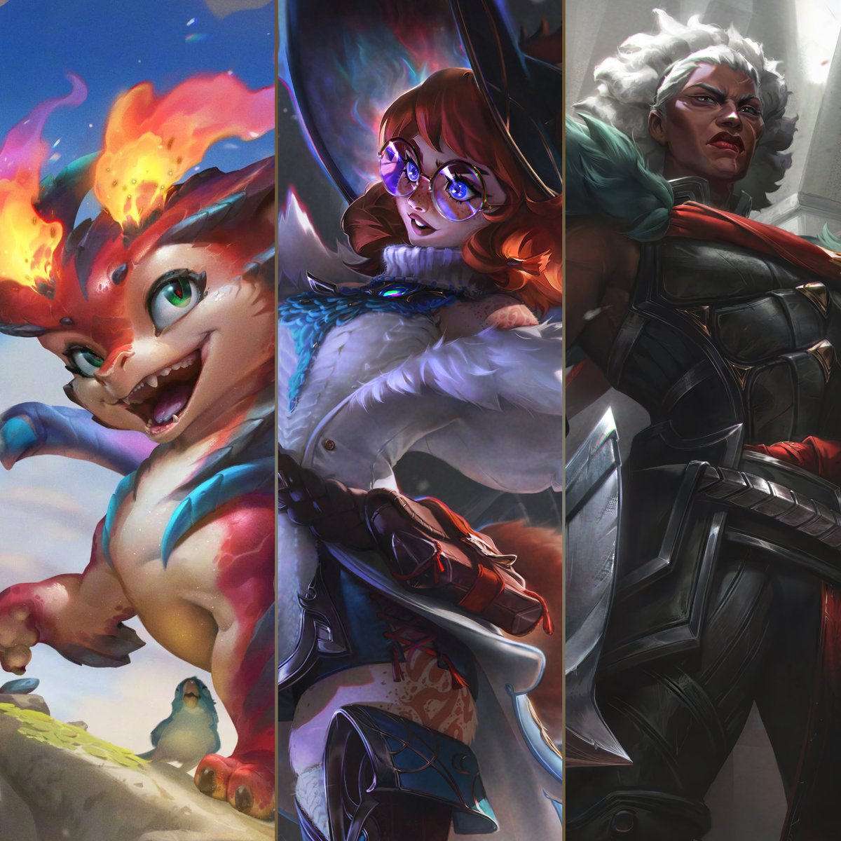 LoLUKN's tweet image. Which champion released this year is your favourite? 🐉🧙⚔️