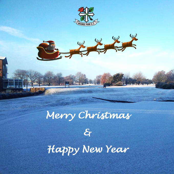 grangeparkgc's tweet photo. 🎄✨ Merry Christmas and a very Happy, Healthy, and Prosperous 2025 from all the members and staff of Grange Park Golf Club! 🎉 https://t.co/hVKiiOAJTy