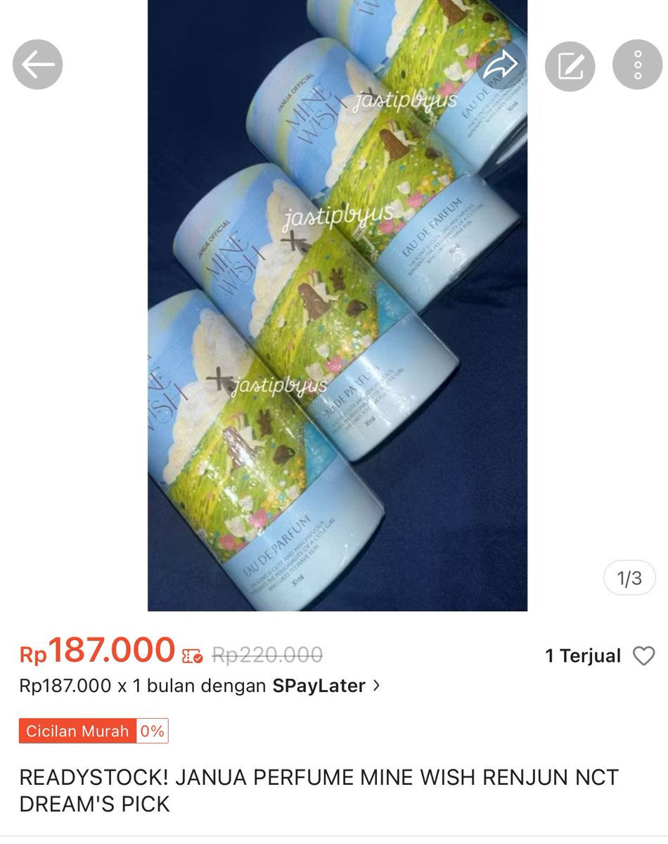 t1ramizzyu's tweet photo. WTS JANUA PARFUME MINE WISH
READY INA‼️😉

link co shopee : https://t.co/InoRwHu0I1

GO : https://t.co/y3aOXDYKqf

✅siap kirim
✅bisa instan yaa jkt, tangsel, &amp; sekitarnya
✅FRESHLY LANDED from thailand

tag. wts wtb janua eau de parfum renjun nct dream https://t.co/OprHS6eE9I