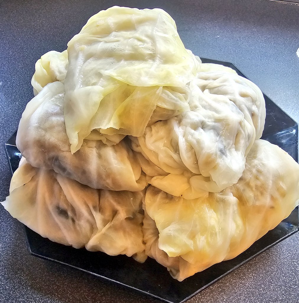 Spending the day preparing some traditional Christmas Eve food. Off to a good start. One down, eight more to go!