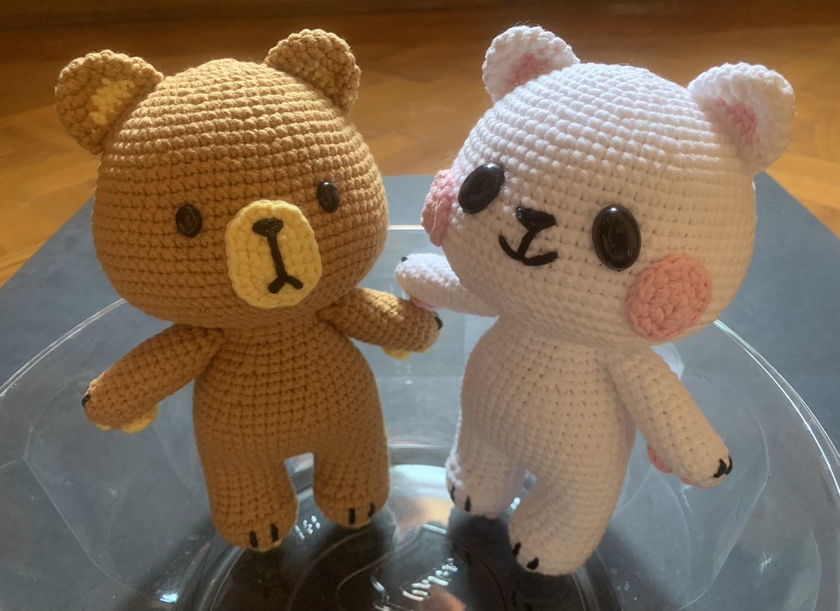 KYAWShwePyi's tweet photo. My creation 
Crochet 🧶 
Milk 🐻‍❄️
Mocha 🐻 
Matcha 🦖
Mustard 🐸

@milkmochabear 
@milkmochabearjp 
@milkmochashop https://t.co/VrWBFdcWCV